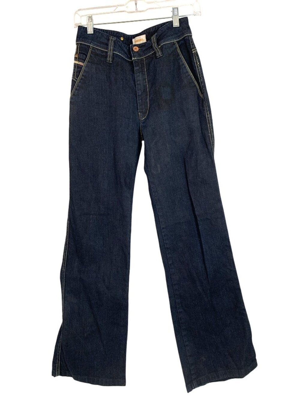 VTG Diesel Womens Vella Flare Leg Jeans Size 27 x 31